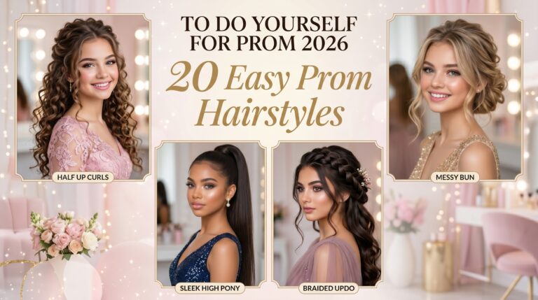 20 Easy Prom Hairstyles to Do Yourself 