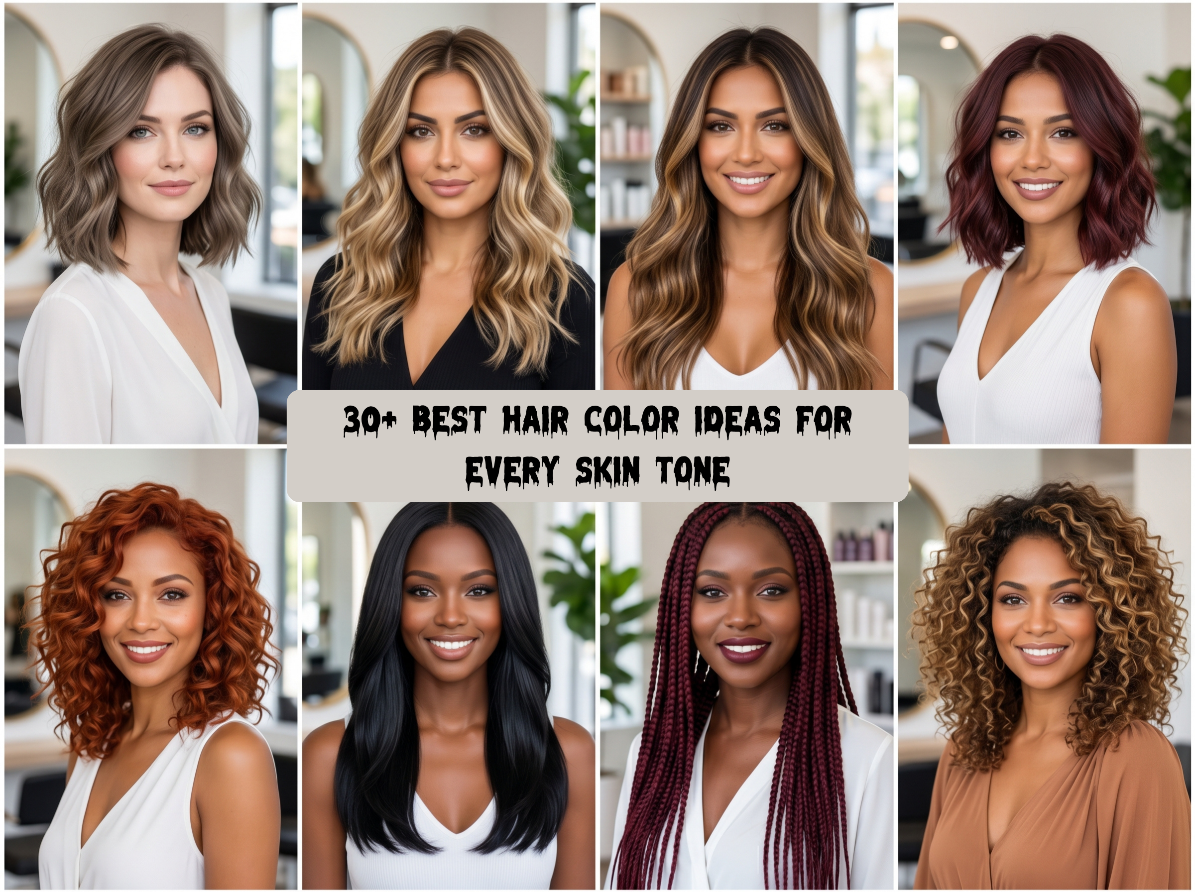 30+ Best Hair Color Ideas for Every Skin Tone