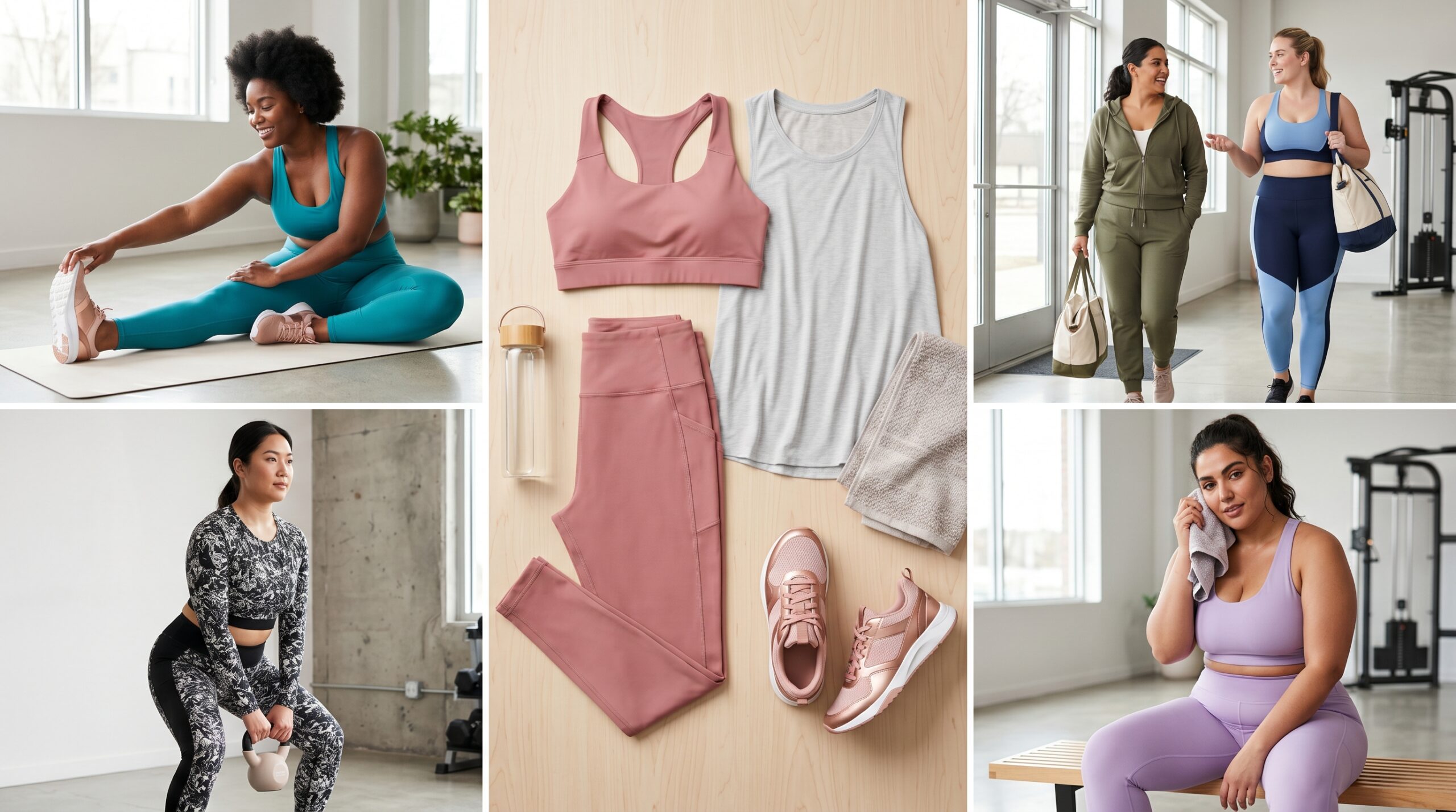 Plus Size Gym Outfits and Plus Size Workout Outfits for Women