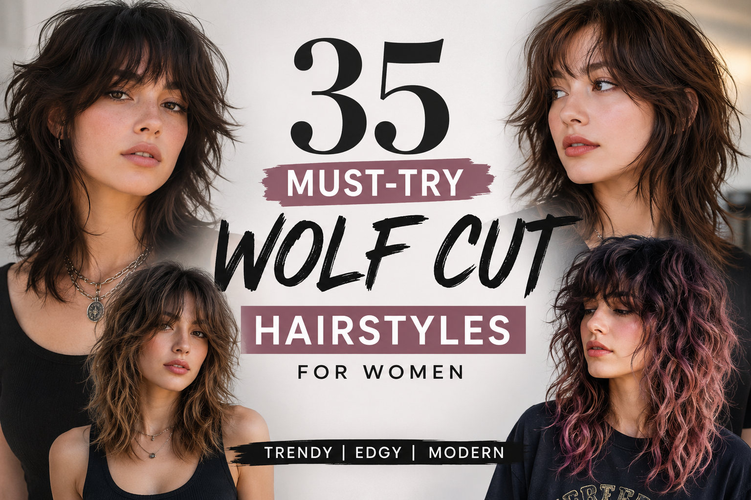 Must-Try Wolf Cut Hairstyles