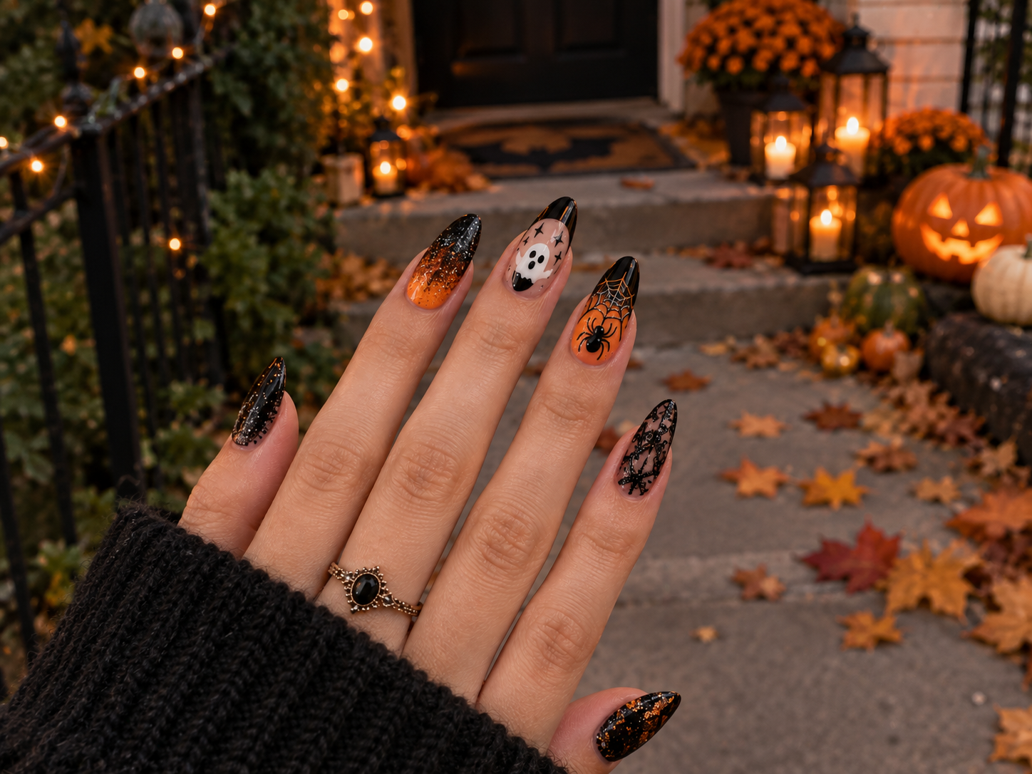 45+ Spooky-Cute Halloween Nails You’ll Be Obsessed With