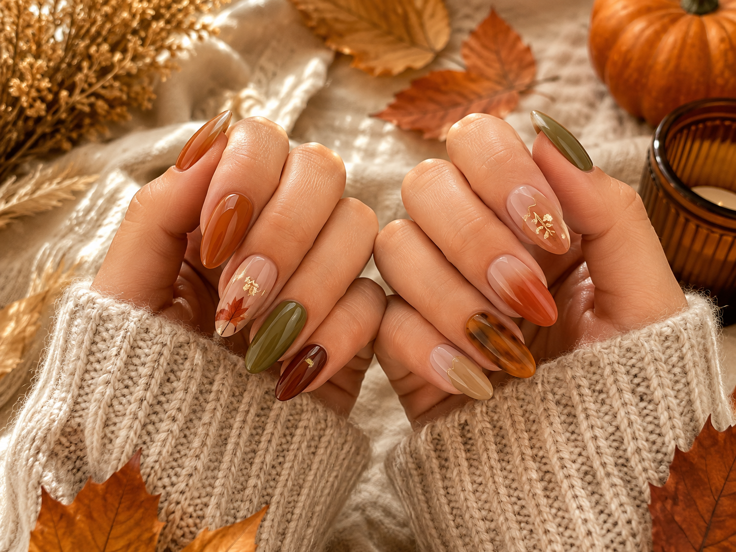 September Nail Ideas to Transition from Summer to Fall